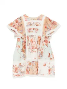 Мини-платье Awaken ZIMMERMANN Kids, бежевый