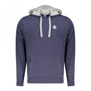 Синяя хлопковая толстовка North Sails, синий