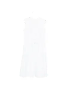 Миди-платье на пуговицах Patou, белый