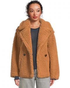 Пальто UGG Gertrude Short Teddy Coat, цвет Chestnut