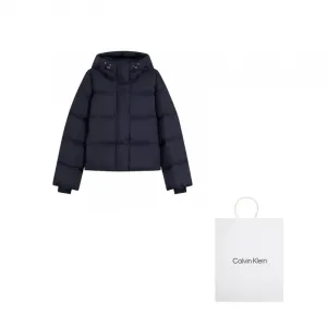 Calvin Klein Женская пуховая куртка, VEK-Navy Blue