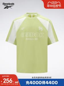 Футболка свободная Reebok Official с короткими рукавами, темно-зеленый