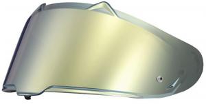 Треугольный иридиевый визор LS2 ff807/ff817, Iridium Gold