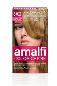 Крем-краска для волос 8/03 Золотой светло-русый Amalfi Color Creme