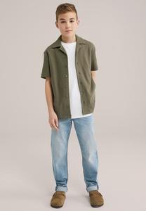 Рубашка WE Fashion, темно-зеленый