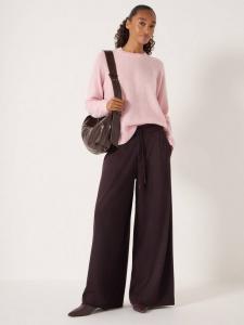 Джемпер с круглым вырезом из смесового кашемира Jasmine HUSH, Blush Pink