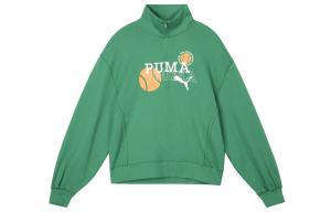 Свитшот женский зеленый Puma