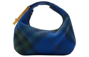 Полиамидная мини-сумка женская рыцарская синяя Burberry