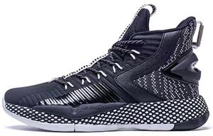 Баскетбольные кроссовки Crazy 3 мужские высокие темно-синие/белые Anta