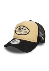 Бейсболка New Era OVAL PATCH TRUCKER, New Era Blkwhi/Black