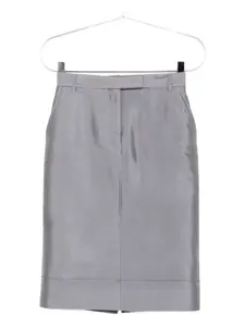 Юбка с поясом THOM BROWNE, серый