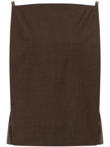 Philosophy Di Lorenzo Serafini топ с квадратным вырезом, коричневый