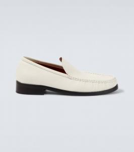 Кожаные лоферы Acne Studios, White