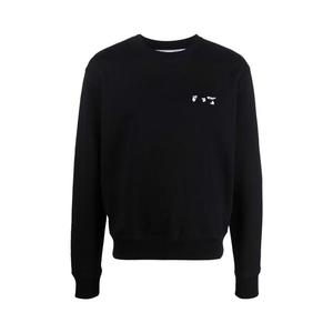Свитер Off-White Logo Slim Crewneck, Black/White