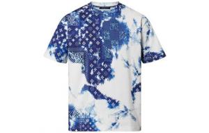 Футболка мужская Louis Vuitton Monogram Bandana Printed, синий