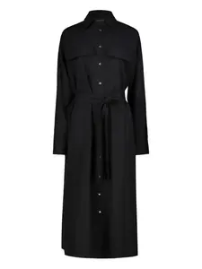 Платье с боковыми разрезами и карманами Drhope, черный