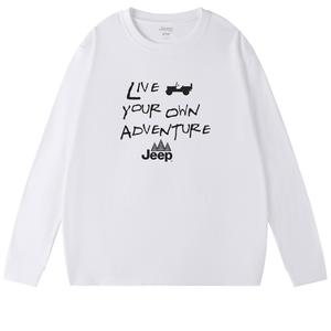 Футболка Unisex Crew Neck тонкая Heavyweight Jeep, белый