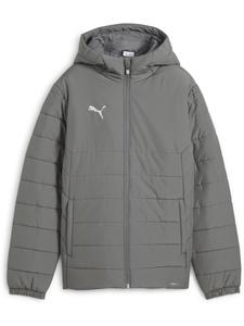 Тренировочная куртка "TeamADDITIONS Hooded Padded Jacket Jr" серого цвета Puma