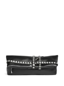 DSQUARED2 клатч на молнии, черный