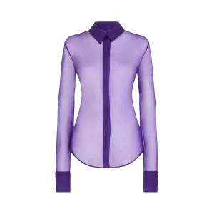 Рубашка The Attico Elton 'Purple', фиолетовый