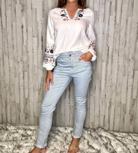 Ларедо Джинсы с принтом пинстрайп CHARLIE B, Denim