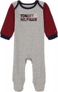 Комбинезон для мальчиков Tommy Hilfiger Footed Comboall, Heather Mist/Cabernet/Navy Blazer