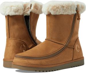 Женские ботинки BILLY Footwear Cozy II с искусственной стелькой, округлым носком и застежкой-молнией, Chestnut