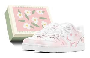 Кеды, скейтборд обувь женская низкая белый Nike