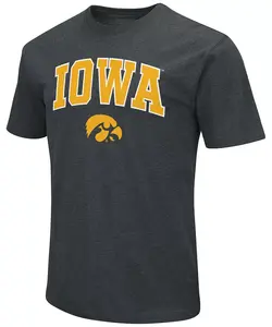 Мужская черная футболка Colosseum Iowa Hawkeyes