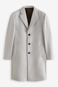 Пальто Эпсом с шерстью Next, серый