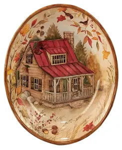 Сервировочная миска «Сосновый лес» Certified International, multicolor