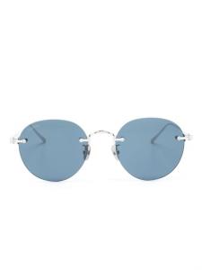 Cartier Eyewear солнцезащитные очки в круглой оправе, серебристый