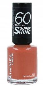 Лак для ногтей, 60 секунд, оттенок 707 Tan-A-Cotta Rimmel