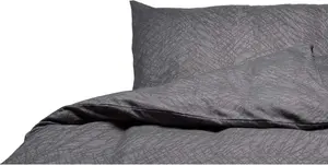 Постельное белье DAVID фланель текстура серая 140x200см David Fussenegger