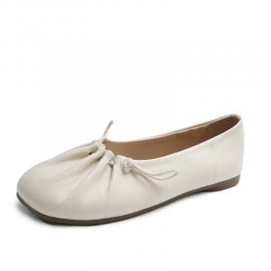 Alxnan Женские повседневные туфли-лодочки экрю, цвет Ecru