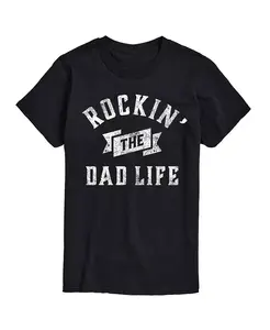 Футболка мужская с коротким рукавом Hybrid Apparel Dad Life AIRWAVES, черный