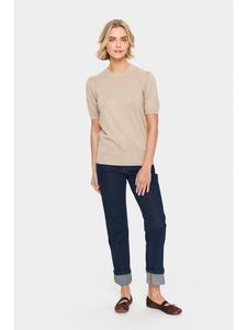 Классический вязаный свитер MilaSZ в цвете Plaza Taupe Melange SAINT TROPEZ