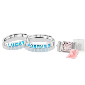 SOFTDORA Серебряное парное кольцо S925 Unisex