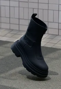 Ботильоны на платформе mars с застежкой-молнией на носке Buffalo, Black