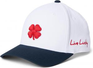 Бейсболка Black Clover Superior 3 Adjustable Hat, цвет White/Navy Hat/3d Red Clover