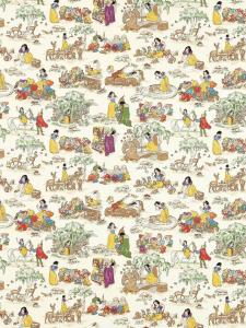 Снежно-белые пошитые на заказ шторы Disney Home x Sanderson, Whipped Cream