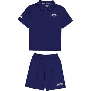 Повседневный спортивный костюм для начальной школы New Balance (Темно-синий)