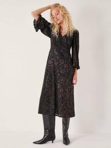 Платье миди Deyla Sparkle Monsoon, Black