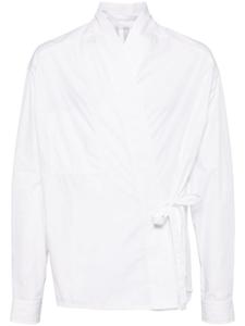 MORDECAI рубашка из хлопкового габардина, белый
