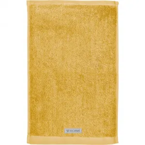 Гостевые полотенца Симфония в современных однотонных цветах Ross, горчичный