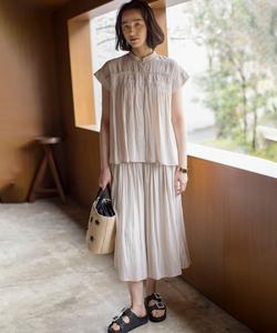 Брюки с легкой драпировкой и сборками Suite, цвет Ivory [002]