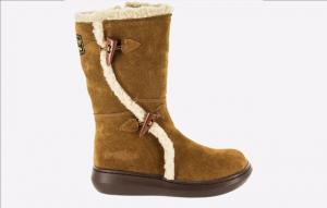 Женские замшевые зимние ботинки до середины икры с наклоном Rocket Dog, коричневый