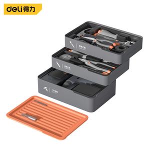 Многофункциональный ящик для инструментов для ремонта Deli T-BOX, набор электрика для электродрели H1001-DEF