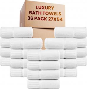 Полотенца банные из хлопка Belem Luxury, белый