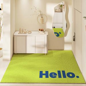 Dajiang Ковер 80х120 см из шелка с петлевым ворсом, нескользящий для прихожей, входной коврик, умеренная толщина, без зазоров